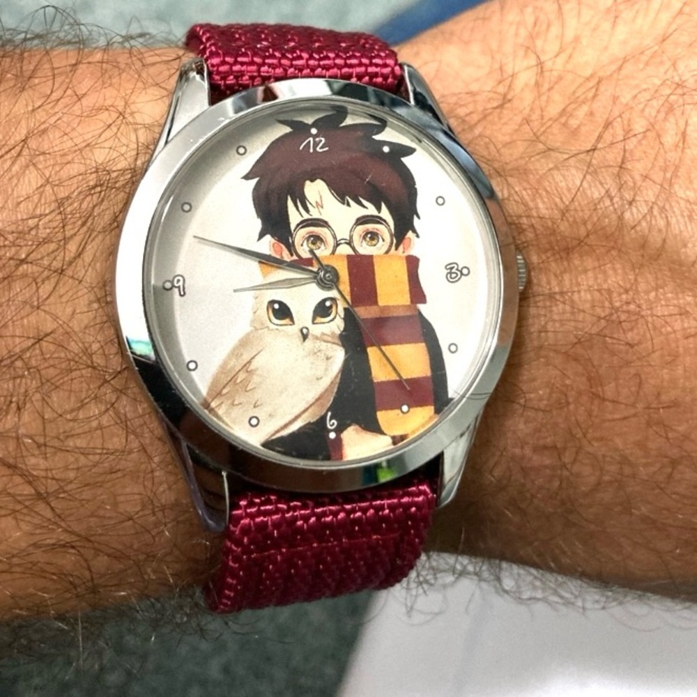 Harry Potter Hedwig quartz watch, new cloth strap, new battery